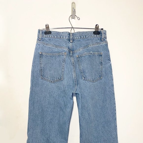 ZARA WIDE-LEG RIPPED TRF JEANS - Picture 2 of 5